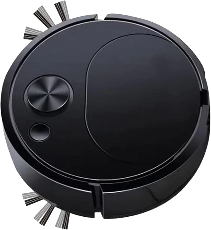 Zerodis Robot Vacuum Cleaner,Rechargeable Sweeping Vacuuming Mopping 3 in 1 Intelligent Sweeping Robot for Hard Floor Flat Ground Marble Tile Wooden Floor