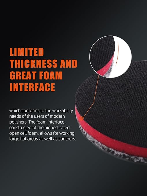 SPTA 2" Microfiber Cutting Pads 10 Pack, Heavy Cutting and Polishing, Microfiber Finishing Disc for Waxing and Polishing&Scratch and Vortex Removal Pad, Ultrafine Fiber Pad