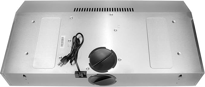 COSMO COS-5MU36 36 in. Delta Collection Ducted Under Cabinet Range Hood, Button Controls, Reusable Filters, LED Lights, Stainless Steel