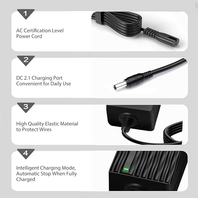 T POWER 29V Ac Dc Adapter for Aiper Seagull Pro ZT6001 ZT6002 Cordless Robotic Pool Cleaner, Wall Climbing Pool Vacuum GVE Battery Charger : GC330-2940900-1F Power Supply Cord