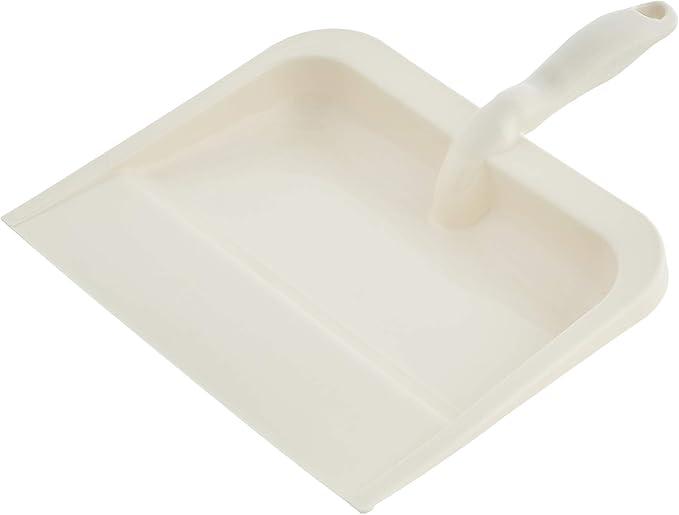 Superio Polka Dot Broom and Dustpan Set, Indoor & Outdoor Cleaning Set with Durable White Plastic Dustpan, Lightweight Household Floor Cleaning Set for Home, Kitchen, Office & Garage, Green/White