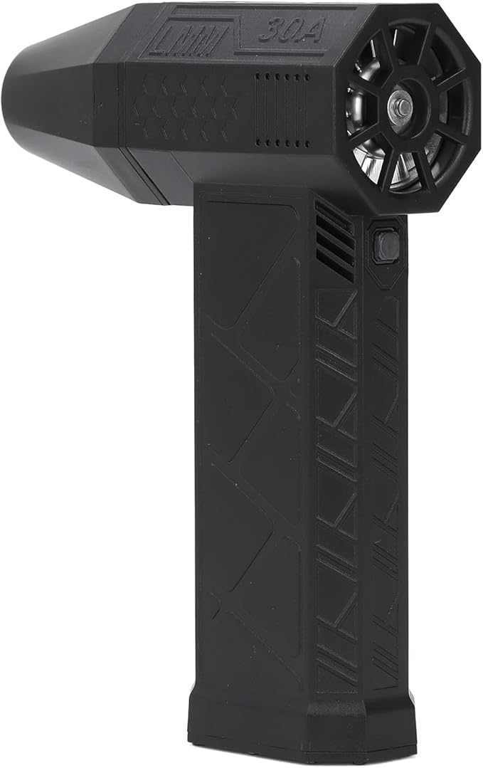 200W Mini Jet Blower, Rechargeable Cordless Electric Air Duster, 3 Gear Adjustable, 130000RPM High Speed for PC Keyboard Car