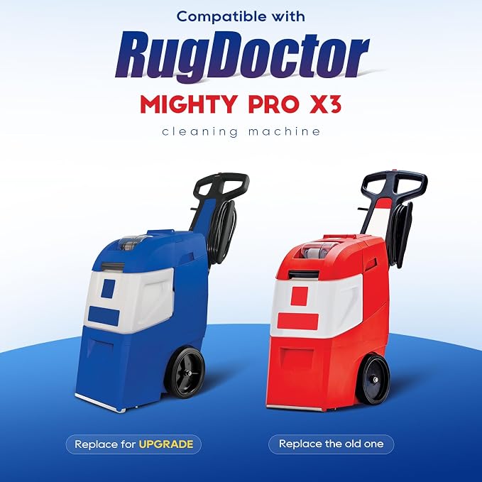 Hose Kit Converts to X3 Hoseless Hood Design Compatible with Rug Doctor Mighty Pro X3 93155, Commercial Carpet Cleaner Machine Hose Replacement Parts