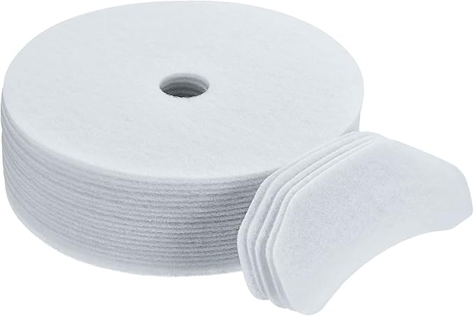 MECCANIXITY Universal Cloth Dryer 20pcs Exhaust Filter 5pcs Air Intake Filter, White for Clothes Dryer Filter Replacement