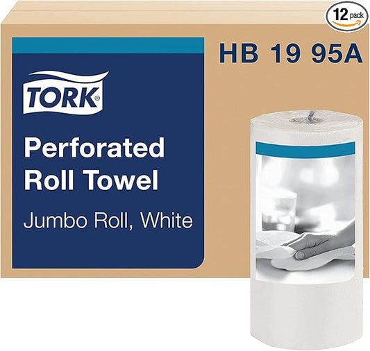 Universal Perforated Towel Roll, Two-Ply, 11 x 9, White, 210/Roll