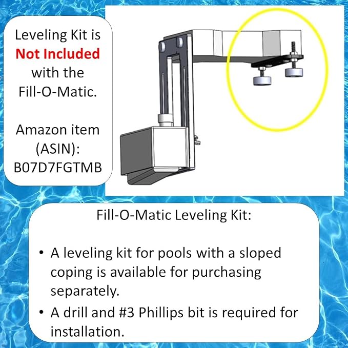 Fill-O-Matic Premium Automatic Swimming Pool Water Leveler