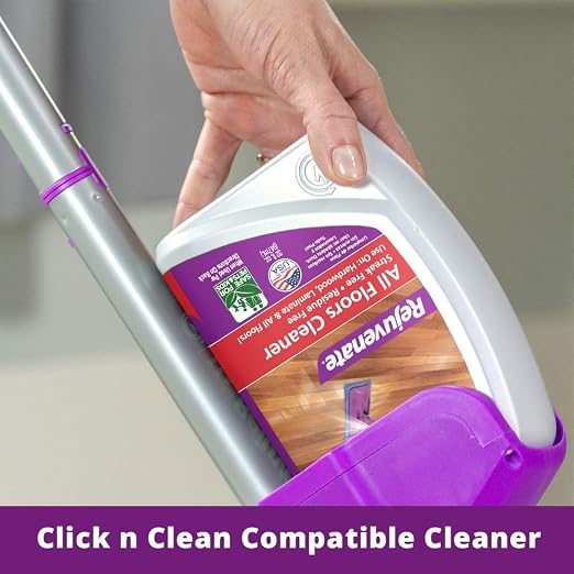 Rejuvenate Professional Wood Floor Restorer and Polish with Durable Finish Easy Mop On Application High Gloss Finish 32oz and Rejuvenate High Performance All-Floors and Hardwood No Bucket Needed Floor Cleaner Powerful PH Balanced Shine with Shine Boost...