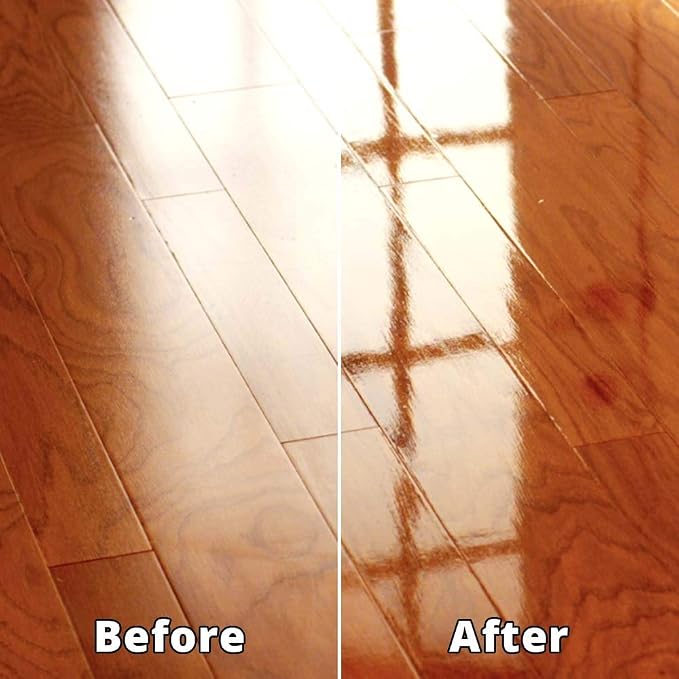 Rejuvenate Professional Wood Floor Restorer and Polish with Durable Finish Easy Mop On Application High Gloss Finish 32oz Microfiber Bonnet Applicator