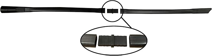 TDVS Long Dryer Lint Vacuum Attachment | Universal Crevice Tool 40 inches | Clean Under Refrigerator | Fits Hoses up to 1 3/4 inches 3 Adapters Included