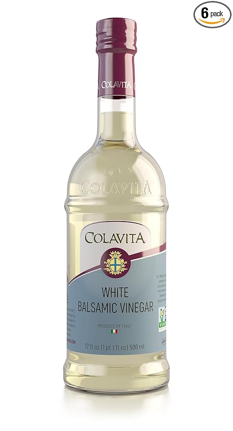 Colavita White Balsamic Vinegar, 17 Fl Oz (Pack of 6)