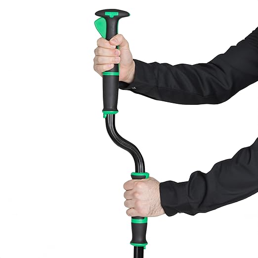 Unger Commercial Excella 18" Floor Cleaning Pocket Mop Kit - Adjustable Height, Liquid Dispensing System, 2 Microfiber Pads and Refillable Bottles - EFKT5