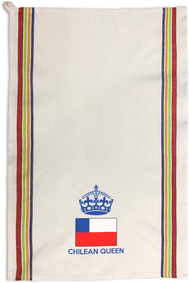 Custom Decor Kitchen Towels Chilean Queen Crown Countries Countries Queen Cleaning Supplies Dish Towels Multi Stripe Design Only