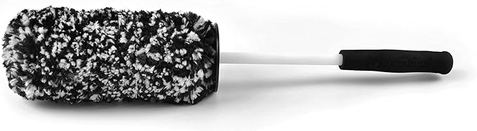 Maxshine Universal 3-Piece Microfiber Wheel Brush Kit (Black) | 14”, 18” & 20” Sizes | Ultra-Soft Lint-Free Heads with Anti-Static | Versatile Car Wheel & Rim Cleaning Brushes for Auto Detailing