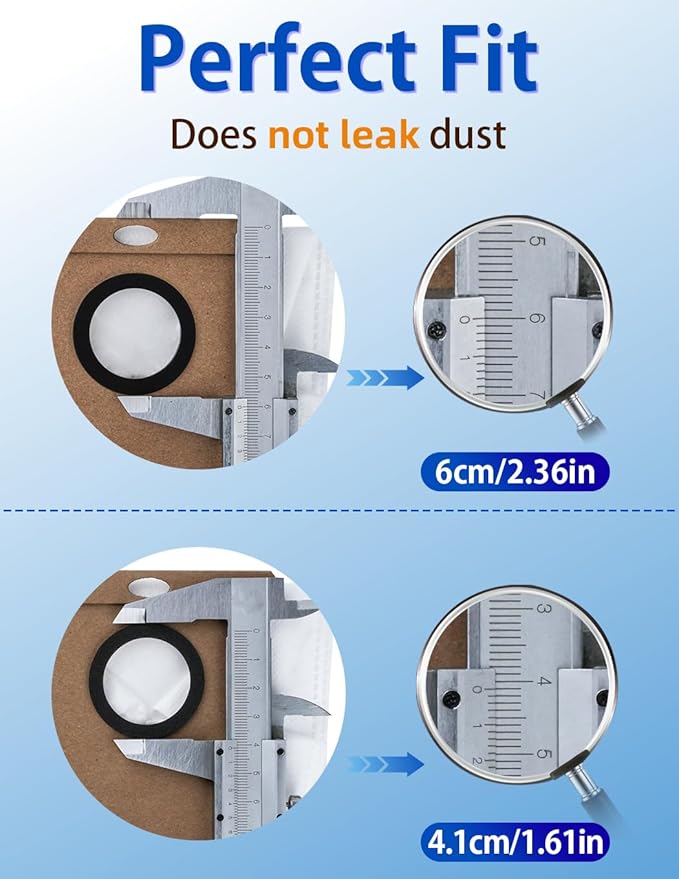 BBT BAMBOOST Filters Replacement Parts Fit for eufy Clean L60, Dust Bags, Side Brush, Roller Brushes, Filter Accessories