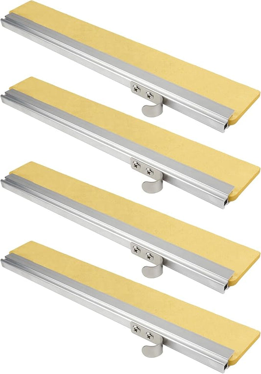 LILAC 4 Pack Super Absorbent Pop Up Cellulose Sponge Mop Replacement Heads Only Suitable for 4-Color Handle mops (Golden Light 4 Heads Only)