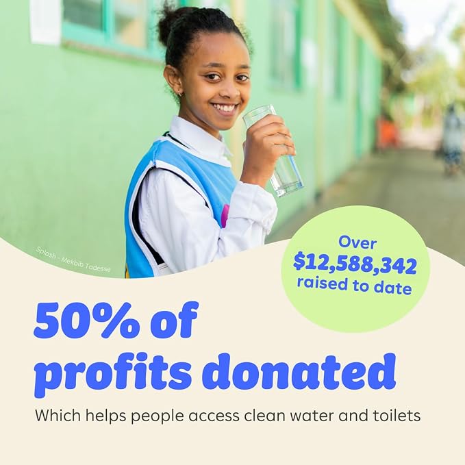 Who Gives a Crap Recycled Paper Towels, 2 Ply, 12 Rolls, 135 Adjustable Sheets per Roll, 100% Recycled Paper, Strong, Durable, Absorbent, & Sustainable, Eco Friendly With Plastic Free Packaging, White