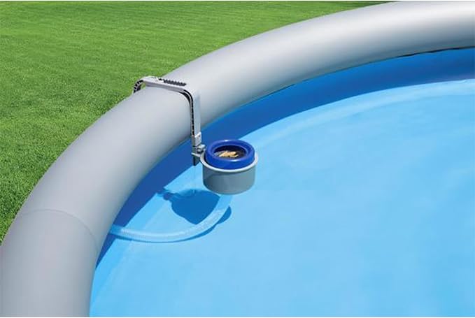 Bestway 2 Pack FlowClear Pool Surface Skimmer, Wall Mounted Above Ground Automatic Water Cleaner with 530 Gallon and Above Filter Pumps