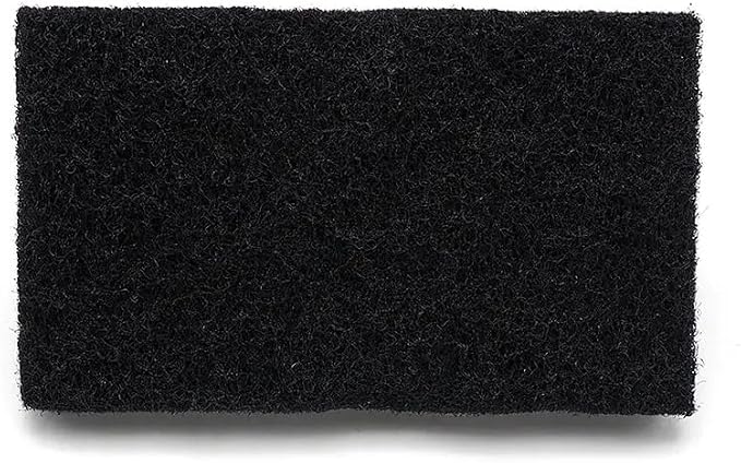 12-Pack Heavy-Duty Black Scrubber Brush for Grills, Griddles & Bakeware - Cold Surface Use Only, Durable Bristles, Ergonomic Handle, Ideal for Home, Restaurant & Commercial Use