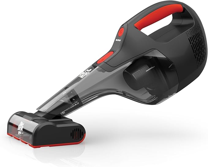 Dirt Devil 16V Deep Clean Cordless Handheld Vacuum Cleaner, Powerful Suction, Lightweight, Includes Motorized Pet Brush Roll Tool and Rechargeable Battery, Extended Run Time, Portable Vacuum Cleaner
