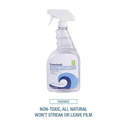 Boardwalk Natural Glass Cleaner, 32 oz Trigger Spray Bottle, 12/Carton