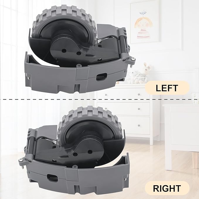 Right Drive Wheel Module Compatible with iRobot Roomba 500 600 700 800 900 Series Vacuum Cleaner Replacement Parts Accessories, Black Environmental Protection Materials