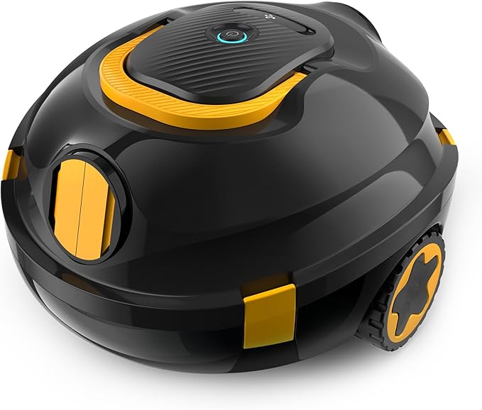 Y20 Robotic Pool Cleaner, Cordless Pool Vacuum for Above Ground & Inground Flat Pools with Dual Motors, 150 Min Runtime, Auto-Parking, Powerful Pool Vacuum Robot for Up to 1300 Sq.Ft
