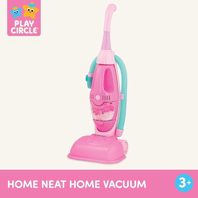 Battat – Play Circle – House Cleaning Set for Kids – Toy Vacuum – Hand Vacuum for Toddlers – Pretend Play – 3+ Years