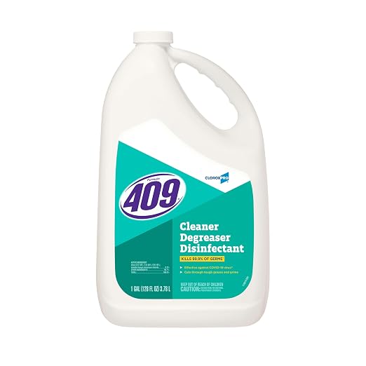 CloroxPro Formula 409 Cleaner Degreaser Disinfectant Refill, 128 Fluid Ounces (Package May Vary) (Pack of 2)