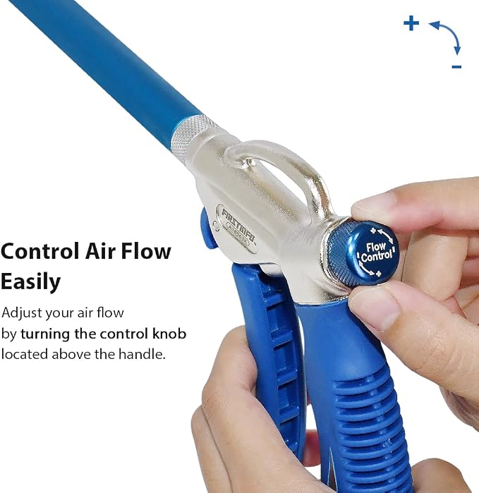 FIRSTINFO A18563KUS 9-Piece Windstorm 2X Flow Air Blow Gun Master Kit