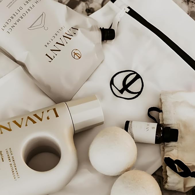 L’AVANT Collective | Laundry Detergent Refill - Fresh Linen Scent | Natural, Concentrated Soap for Sensitive Skin, Stain Remover, Baby Clothes, Luxury Care for Delicates, Everyday Loads, and Fabrics
