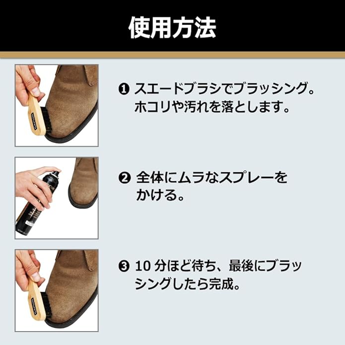 SAPHIR Medaille d'Or Suede Renovator - Protects and Recolors Suede Shoes, Boots, Handbags, Shoe - Navy Blue