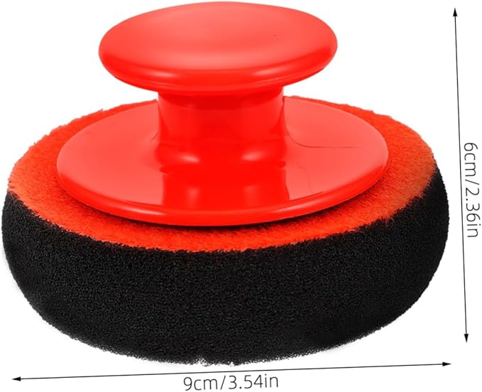 PartyKindom 2sets Car Polishing Kit Wax Applicator Pads Pads Car Sponge Detailing Buffing Multi-use Cleaning