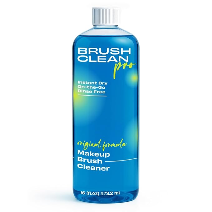 Original Vanilla Makeup Brush Cleaner - Professional Cleanser for Makeup Brushes - Quick-Drying, Rinse-Free Formula - Removes Stubborn Waterproof Make Up, 16 oz