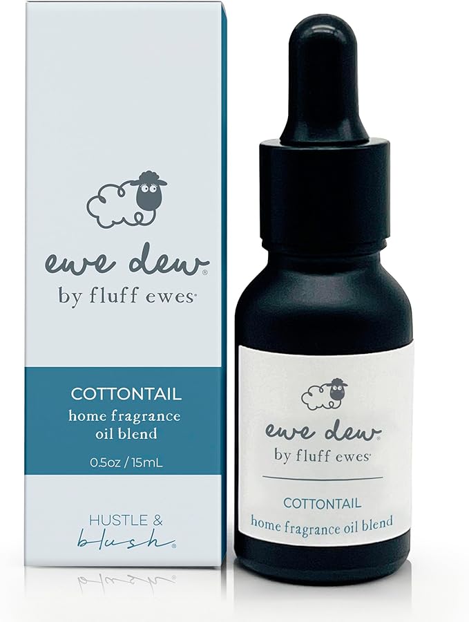 Ewe Dew by Fluff ewes Home Fragrance + Aromatherapy Essential Oil Blend for Laundry, Wool Dryer Balls or Oil Diffuser, 2 Pack Bundle