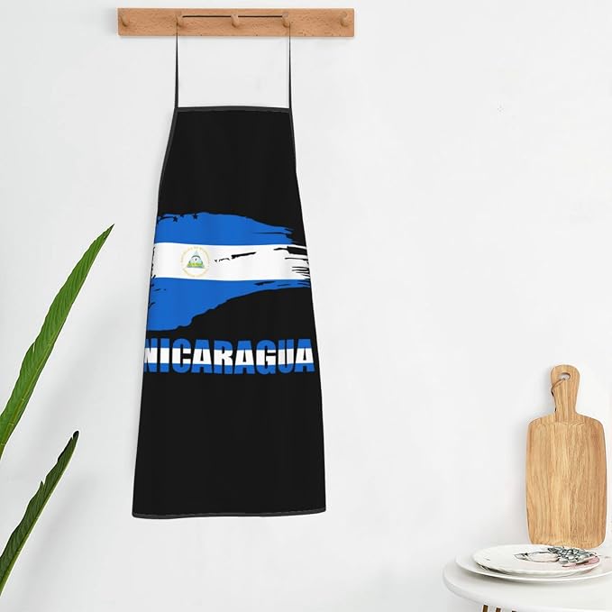 Venezuela Flag Unisex Kitchen Bib Apron Barbershop Coffee Shop With Adjustable Apron