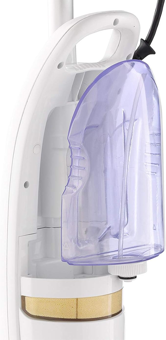 Reliable 300CU Steamboy Pro 3-in-1 Scrub and Steam floor mop with carpet glide - Electric steam scrubber, steam cleaner with 2 microfiber pads, for tile, grout, hardwood floors, 180-degree swivel head