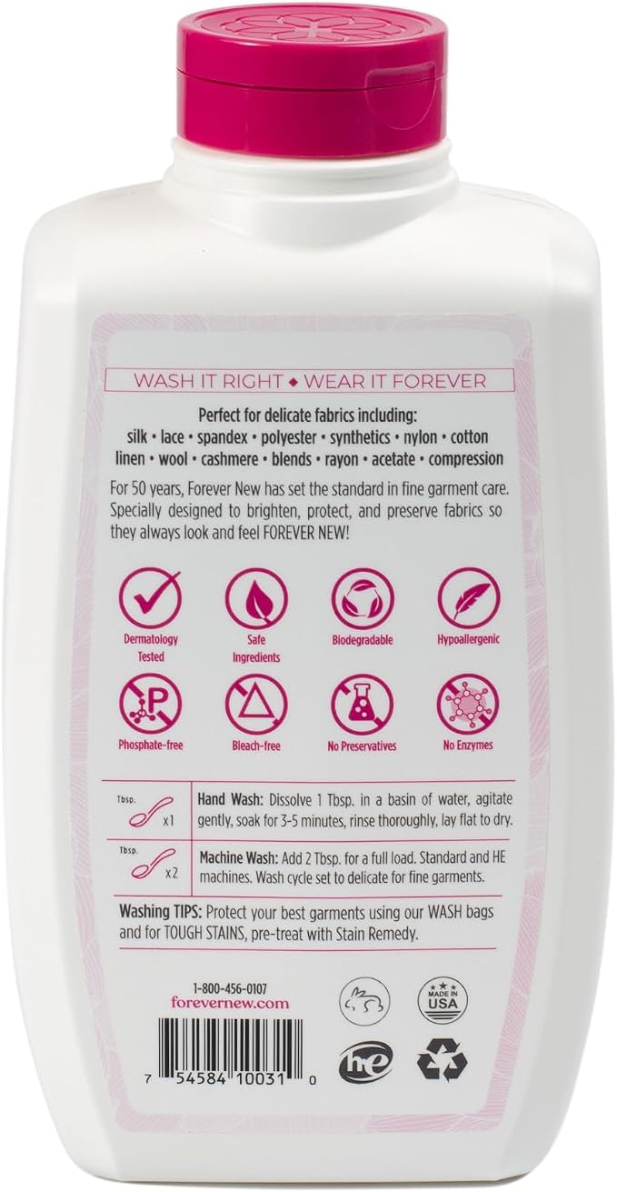 Forever New Granular Fabric Care Wash Unscented - 64oz (2pack) Natural Laundry Detergent