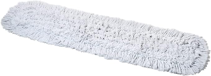 48 Inch Commercial Dust Mop Replacement Head – Reusable Cotton Dust Mop Refill for Floor Cleaning and Janitorial Use