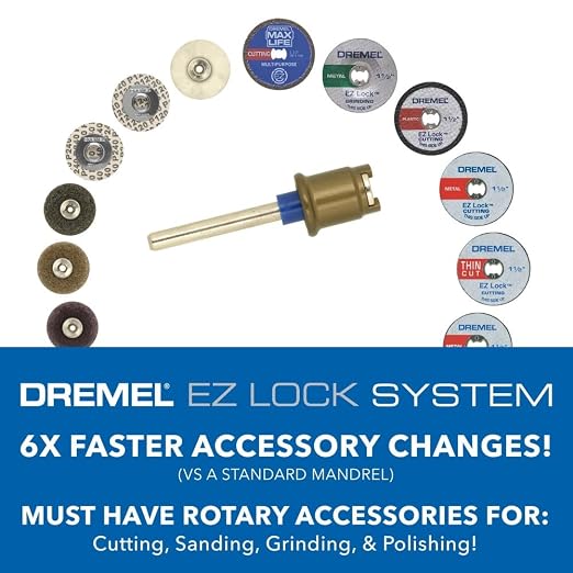 Dremel EZ728-01 11-Piece EZ Lock Cutting Accessory Micro Kit