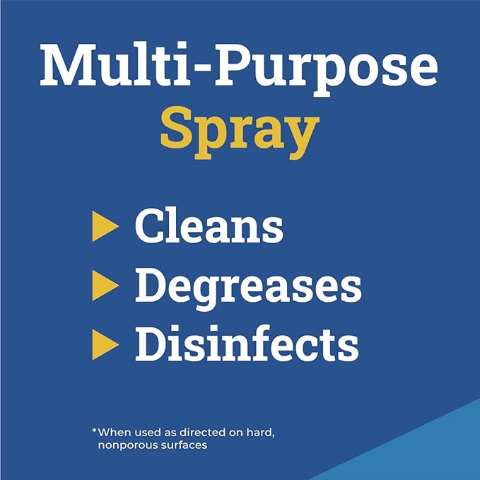 409 Multi Surface Degreaser Disinfectant Cleaner Spray, 32 Fl Oz Kills 99.9% of Germs and Viruses bundled with Micro Fiber Cloth
