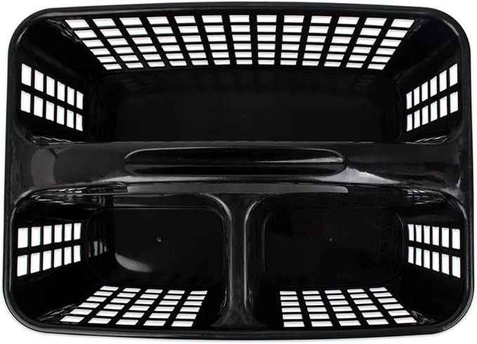 Cleaning Supplies Caddy Portable Shower Caddy Basket Cleaning Supply Organizer with Handle Bucket Tool Storage Plastic Basket for Bathroom, Bedroom, Kitchen, College Dorm, Under Sink, Pack of 2