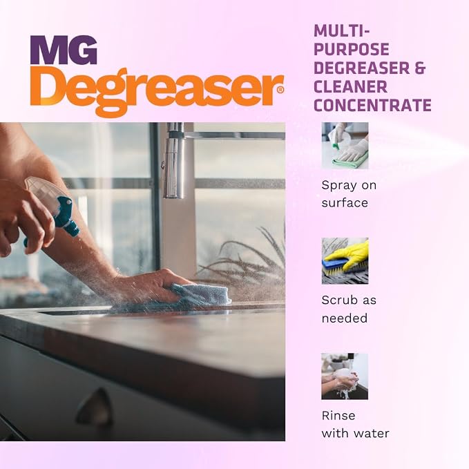 Technologies MG Degreaser, Industrial Liquid Degreaser, Concentrated Formula (Quart)