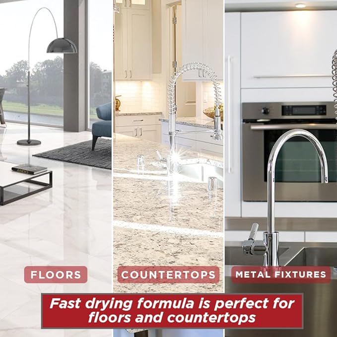 Stone Pro Crystal Clean - Surface Cleaner & Sealer, Ready to Use 32 oz.