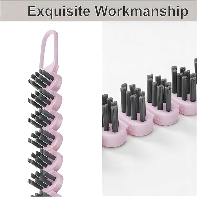 6PCS Crevice Cleaning Brush Bendable Cleaning Brush for Household Use Bathroom Kitchen