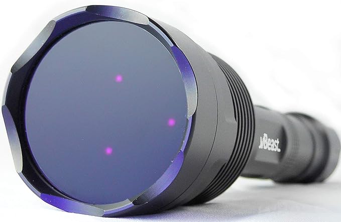 uvBeast V3 365nm Black Light UV Flashlight – High Definition Ultraviolet - HIgh Power and Long Range Professional Grade Beam Best for Professional/Commercial Use – USA Stock