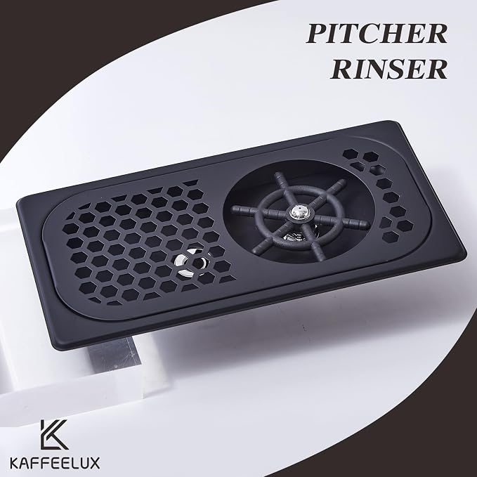 Household And Commercial Stainless Steel Automatic Cup Washer, Glass Washer, Pitcher Rinsers，Suitable For Coffee Shops, Bars, Beverage Shops ﻿(Black)