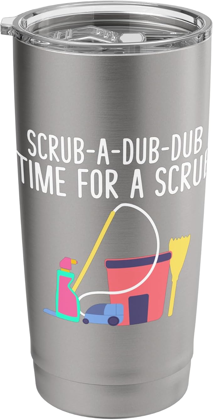 Scrub a dub dub time for a Scrub Cleaning Stainless Steel Insulated Tumbler