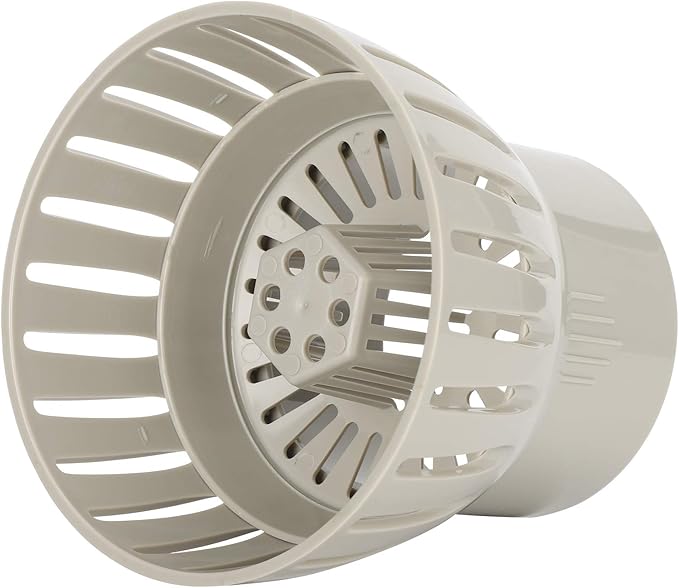 Pssopp Pool Skimmer Basket Plastic Swimming Pool Strainer Pool Filter Debris Leaf Collector Pond Cleaning Tool Pool Supplies Skimmers(110MM)