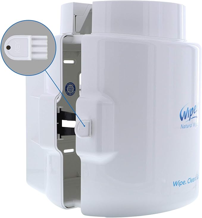 Wipex Gym Wipes Dispenser and Disinfecting Gym Wipes Refills Bundle, (1) White Wall Mounted Dispenser and EPA Registered (2) 800ct Gym Equipment Cleaner, Safely Kill Viruses and Bacteria in 15 Seconds