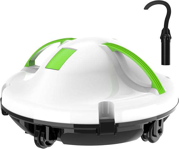 2026 Cordless Robotic Pool Cleaner, Pool Vacuum for Above Ground Pool with 120 Mins Runtime, Auto-Parking Robot Pool Cleaner for Inground Flat Pools Up to 1000 sq.ft